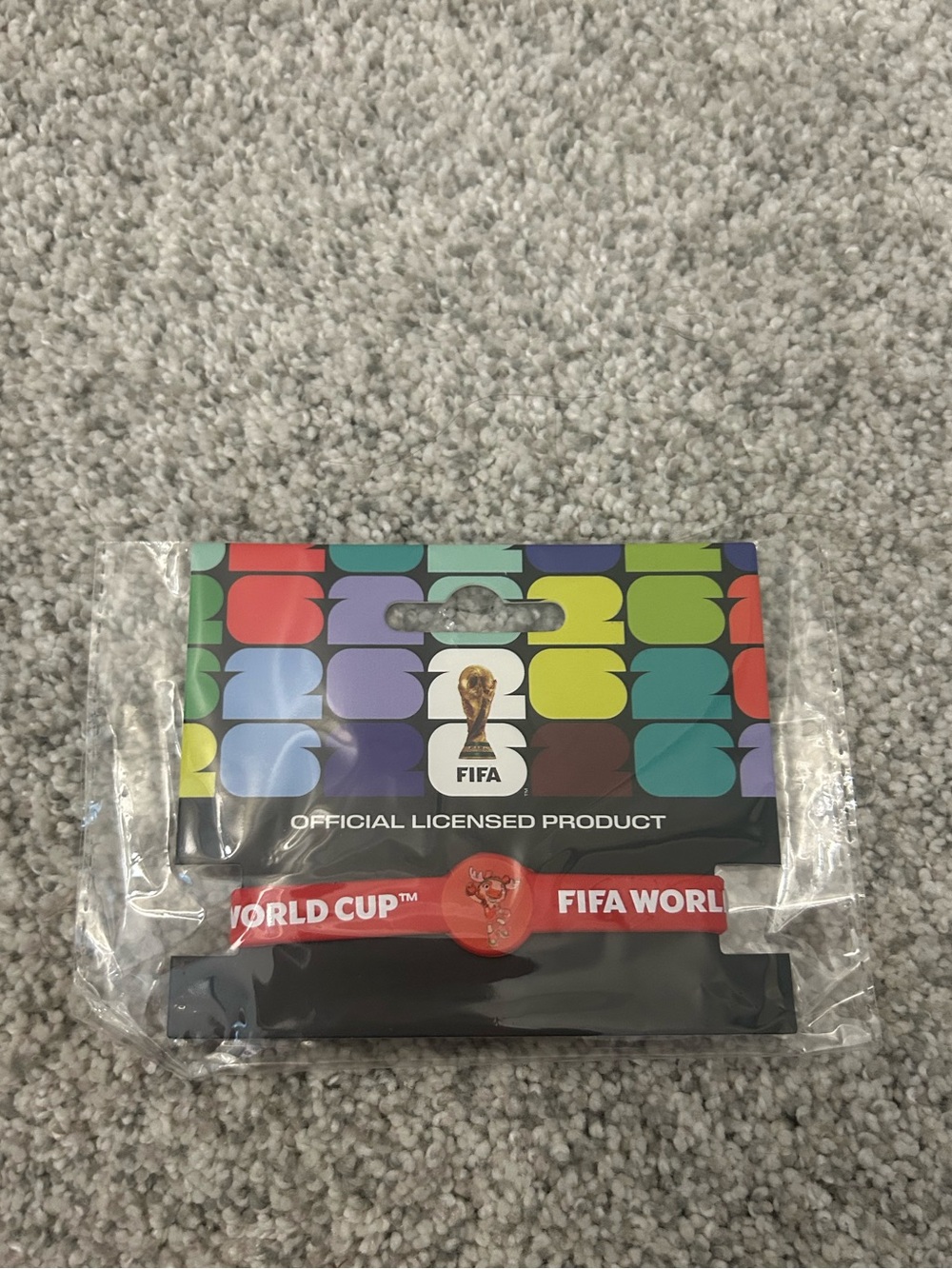 FIFA World Cup Vancouver Red Silicone Wristband - Official Licensed Product